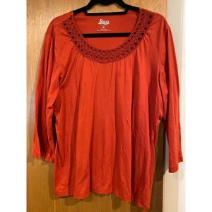 Womens Bass XL 3/4 Sleeves Shirt